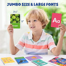 BenBen Flash Cards for Toddlers 1-3, Rip Proof & Waterproof, 84 Double-Sided Educational Flashcards, Alphabet, Number, Animal, Shape, Color, Objects Learning Cards for Kids Age 1 2 3 4 by TinyTreasures Baby Boutique