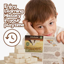 Taksa Toys Arch-Kid-Tech Ancient Mayan Pyramid Architecture STEM Building Blocks - 102-Piece Educational & Stackable Learning Set for Kids, Indoor Architectural Kit - Montessori Toys for 7+ Years Old by TinyTreasures Baby Boutique