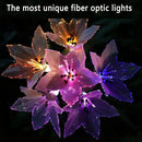 Solar Garden Lights, 2 Pack New Upgraded Solar Swaying Lights with 12 Flowers Solar Lights for Outside Garden Yard Decor Outdoor Waterproof, Gardening Birthday Gifts for Women Mom Grandma, White & Red by GreenHaven Gardens