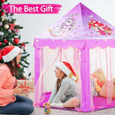 Monobeach Princess Tent Girls Unicorn Large Playhouse Kids Castle Play Tent with Star Lights Gift Toy for Children Indoor and Outdoor Games, 55'' x 53'' (DxH) by TinyTreasures Baby Boutique