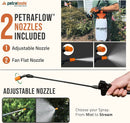 Petratools 2 Gallon Pump Sprayer - HD201 Garden Sprayer for Weeds, Lawn Care & Pesticides - 52" Long Hose, 2 Nozzles & Easy Carry Handle - Durable & Lightweight by GreenHaven Gardens