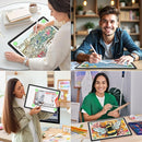KOBAIBAN A3 Magnetic Light Box with Bag, Rechargeable Diamond Art Light Board with Side Physical Buttons, 3 Color Light Modes Super Bright Light Pad Light Table for Tracing, Drawing, Sketching (Black) by TinyTreasures Baby Boutique