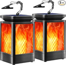 Solar Lanterns Outdoor Waterproof, 3 Modes Changing Flickering Flame Upgraded Solar Lights, Auto On/Off Solar Powered Hanging Lanterns for Patio, Yard, Garden Decor by GreenHaven Gardens