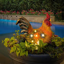 TAKE ME Gardening Gifts Chicken Gifts for Mom Garden Decor Solar Light Chicken Rooster Decor for Women Mom Grandma Gifts Birthday Gifts for Chicken Lovers by GreenHaven Gardens