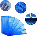 Hwayslon Hanging Drying Net Foldable Drying Rack Net Dryer 19.7"x19.7"x37.4" 6 Layer Folding Fish Mesh Collapsible Dry Net with Zippers for Fish Vegetables Drying Seeds Fruit Herb by CozyNest Decor