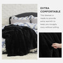 Bedsure GentleSoft Fluffy Black King Size Blanket for Bed, Thick Soft Sherpa Faux Fur Fleece Bedding Fuzzy Plush Winter Warm Heavy Oversize Large King Blanket, Cozy Black Gifts for Men Women, 108x90 by CozyNest Decor
