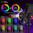 Solar Spotlights Outdoor Color Changing, 180°Adjustable Flag Pole Lights, IP67 Garden Lights Solar Powered Waterproof, Wall Lights for Garden Pool Area Pond, Landscape Solar Light for Yard by GreenHaven Gardens