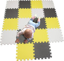 MQIAOHAM® 18 Pieces Puzzle Play Mats, Soft Baby Play Mat, Kids Interlocking Foam Floor Tiles, Toddlers Carpet Playmats G301018-101105112 by TinyTreasures Baby Boutique