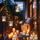 PChero 12 Pack Solar Tea Lights Outdoor Waterproof, Small Solar Lights with Dusk to Dawn Sensor, LED Tealight Candles for Lantern Garden Camping Outside Patio Home Decor,1.5" x 2.1" by GreenHaven Gardens