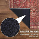 Keen Home Design 2x7 Rug - Machine Washable Runner Rug with Non-Slip Backing, Ideal for Hallway, Entryway, Kitchen, Laundry Room - Vintage, Easy Clean, Durable, Low Pile Rug - (2'6" x 7') by CozyNest Decor