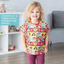 Bumkins Bibs - Toddler Bibs, Waterproof, Large for 1-3 Years, Short Sleeve by TinyTreasures Baby Boutique