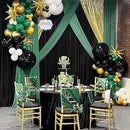 RUBFAC 129pcs Dark Green Balloons Different Sizes 18 12 10 5 Inches Emerald Green Latex Balloon Garland Arch for Masquerade Party Decorations Birthday Baby Shower Wedding Safari Jungle Party Supplies by TinyTreasures Baby Boutique
