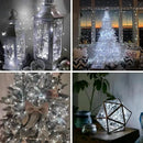 4Pack 80Ft 240LED Fairy Lights Battery Operated with Remote, Waterproof String Lights with Timer for Indoor & Outdoor, Twinkle Lights Battery Powered for Bedroom Christmas Decorations (Cool White) by GreenHaven Gardens