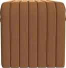Modern Arch Channel Bedroom Bench Ottoman, 48" Entryway Bench and Shoe Rack, Soft Cushion Bench for Bedroom End of Bed, Ottoman Bench for Living Room, Bedroom, Entryway (Beach Rust Velvet) by CozyNest Decor