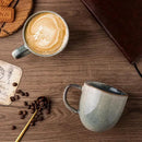 AmorArc 12oz Coffee Mugs, Ceramic Coffee Mugs set of 6 for Man, Woman, Dad, Mom, Modern Coffee Cups with handle for Latte/Cappuccino/Milk/Cocoa. Dishwasher&Microwave Safe, Reactive Glaze by CozyNest Decor