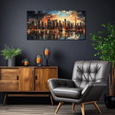 New York City Canvas Wall Art for Bedroom Modern Wall Pictures for Living Room Home Office Wall Decor Size 20 x 40 Inch by CozyNest Decor