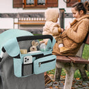 Accmor Universal Stroller Organizer with Insulated Cup Holder Detachable Phone Bag and Shoulder Strap,Stroller Bag Caddy Organizer Accessories Fits for Uppababy, Baby Jogger, Britax Strollers by TinyTreasures Baby Boutique