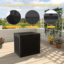 DRATO 31 Gallon Deck Box, Outdoor Storage Box for Patio Cushion, Sports Equipment, Garden Tools, Waterproof Resin Storage Box (Black) by CozyNest Decor