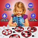 Math Games for Kids, Math Manipulatives Kindergarten Preschool Counting Toys, Ten Frame Set Addition and Subtraction Flash Cards Matching Bingo Number Games Homeschool Classroom Must Haves by TinyTreasures Baby Boutique