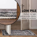 Keen Home Design 2x3 Rug - Machine Washable Entry Rug with Non-Slip Backing, Ideal for Enteryway, Kitchen, Bathroom, Laundry Room - Vintage, Easy Clean, Durable, Low Pile Rug - (2' x 3') by CozyNest Decor