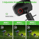 nipify 12 Pack Solar Spot Lights Outdoor Motion Sensor with 3 Modes,Solar Spotlights Outdoor Waterproof 2-in-1 Auto On/Off Solar Landscape Lighting for Outside Yard Wall Garden Pathway, Warm White by GreenHaven Gardens
