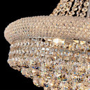 Modern Crystal Chandeliers Foryer Chandelier for High Ceilings, 11-Lights Silver Empire Crystal Chandeliers for Living Dining Room Entryway Hallway(D23.6) by CozyNest Decor