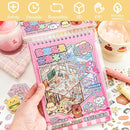 Scene Sticker Book for Kids,20 Sets of 3D Sticker Scenes for Adults Fun Mini Cute Kawaii Stickers Therapy 3D Scenes 3D House Stickers Set Relief Stress Pass The Time by TinyTreasures Baby Boutique