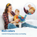 BARMACO Baby Soft Books, Touch and Feel Crinkle Cloth Books for Babies, Infants & Toddlers, Learning Toys Gifts for Boys & Girls, Early Development Interactive Sensory Toys, Ocean Animal Tails Books by TinyTreasures Baby Boutique