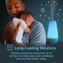 Pure Enrichment® PureBaby® 3-in-1 Whisper-Quiet Humidifier, Color Changing Night Light, & Essential Oil Diffuser for Baby Nursery & Kids Bedroom to Relieve Congestion, Colds, & Coughs (Whisper Green) by TinyTreasures Baby Boutique