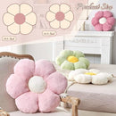 Dusty Rose Flower Pillow, Cute Decorative Flower Shaped Throw Pillow with Faux Rabbit Fur, 19.6" Soft Flower Plush Throw Pillow Floor Pillows Room Décor for Bedroom Living Room by TinyTreasures Baby Boutique