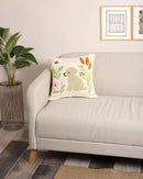 katre home madame & textile Embroidered Dog Pillow Cover – 18x18 inch Handmade Punch Needle Cushion – Boho Cotton Throw Pillow for Couch, Bed, or Gift for Dog Lovers by CozyNest Decor