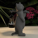 Solar Powered Garden Resin Statue Lights, 10 Inch Waterproof Outdoor Animal Cute Cat Figurine Lights, Suitable for Patios, Balconies, Lawns, Courtyards, Etc. (Walking01) by GreenHaven Gardens