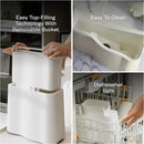 Vitruvi Cloud Bedside Humidifier, White Humidifier, 24 Hr Run Time, 602ft Coverage, Large Home Bedroom, Baby Room - Includes 3 Month Filter by TinyTreasures Baby Boutique