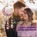 I Love You Gifts for Her Women Wife Girlfriend, Cool Moon Crystal Suncatcher Romantic Birthday Gifts Anniversary Wedding for Mom Her Grandma Wife Couples Wedding Engagement Gifts