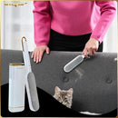 Lint Brush, Pet Hair Remover, Lint Remover for Clothes, Sofa, Carpets, Car Seats. Cat Hair Remover. Dog Hair Remover Laundry. Double-Sided. Reusable. Self-Cleaning Base. ALLISTAR (Snow Peak White) by CozyNest Decor