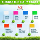 Red Marking Flags 1000 Pack - 4x5x15 Inch Red Flags for Yard - Markers For Lawn, Irrigation, Landscaping, Survey & Sprinkler Head Marking by GreenHaven Gardens