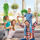 IGaiety Macrame Plant Hanger,7 Pack Plant Hanger Indoor Hanging Macrame Planters with 7Pcs Ceiling and S Hooks-Handmade Macromay Plant Hanger Outdoor Macrame Plant Holder for Boho Home Decor by GreenHaven Gardens