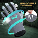 OZERO Women Leather Work Gloves: Touch Screen | Deerskin Garden Gloves with Grip | Ideal for Yard Work, Daily Tasks, Driving by GreenHaven Gardens
