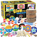 Wakestar Kids Wood Painting Kit-Glow in The Dark-Easter Basket Stuffers-Arts & Crafts Gifts for Boys Girls Ages 6-12,Creative Party Crafts Activity for Birthday Christmas by TinyTreasures Baby Boutique