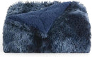 Bedsure GentleSoft Fluffy Navy Blue Throw Blanket, Tie Dye Blue Decor Navy Gifts for Men, Soft Cozy Fuzzy Plush Minky Thick Warm Sherpa Fleece Faux Fur Blanket for Couch, Blanket Gifts for Him, 50x60 by CozyNest Decor
