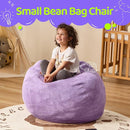 Bean Bag Chairs Teardrop Bean Bag Chair Beanbag Chair with Memory Foam Filled Machine Washable Cover for Living Room, Bedroom (Small,Purple) by TinyTreasures Baby Boutique