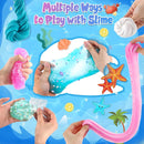 LAWOHO 6 Pack Slimes, Pink & Blue Slime Kit for Kids Ages 4-12 with Cloud, Butter & Water Slime, Non-Sticky Soft Sensory Toys, Slime Party Favors, Goodie Bag Stuffers for Girls & Boys Birthday Gifts by TinyTreasures Baby Boutique