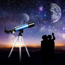 Telescope for Beginners and Kids, 60mm Aperture Refractor, Portable, Portable 90X Astronomical Telescope with Tripod, 2 Eyepieces, 1.5X Barlow Len, Astronomy Gift by TinyTreasures Baby Boutique