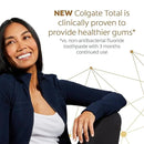 Colgate Total Active Prevention Whitening Gel Toothpaste with Fluoride, Bulk with Clinically Proven Formula That Fights Plaque Bacteria, Mint, 4 Pack, 5.1 oz by CozyNest Decor