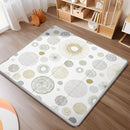 Foldable Baby Play Mat, PIGLOG 0.6 inch Waterproof Playmats for Babies and Toddlers Kids, Safe Foam Playmat for Tummy Time, 50“x50” Playpen Mat, Reversible Portable Baby Floor Mat for Infant, Circle by TinyTreasures Baby Boutique