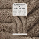 Bedsure GentleSoft Fluffy Light Chocolate Brown Throw Blanket, Brown Decor Cozy Gifts for Women Men, Soft Fuzzy Sherpa Fleece Plush Thick Warm Furry Faux Fur Throw Blanket for Couch, Bed, 50x60 by CozyNest Decor