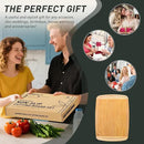 Bamboo Cutting Board Set Non Slip Feet with Holder Over Sink Wooden Cutting Boards Eating Grilling Biard Cutboard Biard Chtting Woodcutting Cuttingboards Voard Oard Bord 12x18 11 x 14 Baords Baord by CozyNest Decor