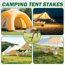 16 Inch Ground Stakes Heavy Duty,8 Pack Metal Fence Stakes for Ground for Wire Fencing,Heavy Duty Long Tent Stakes for Trampolines Camping Canopies and Swing Set by CozyNest Decor
