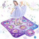 Dance Mat for 3-12 Year Old Girls, Frozen Dance Pad with Wireless Bluetooth, Purple Electronic Music Princess Toys Birthday for Kids and Toddlers Ages 3 4 5 6 7 8 9 10 + by TinyTreasures Baby Boutique