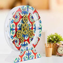 The Gears Clock Wall Clock Italy Collection with Moving Gears (Furore, 10 inch Round) by CozyNest Decor